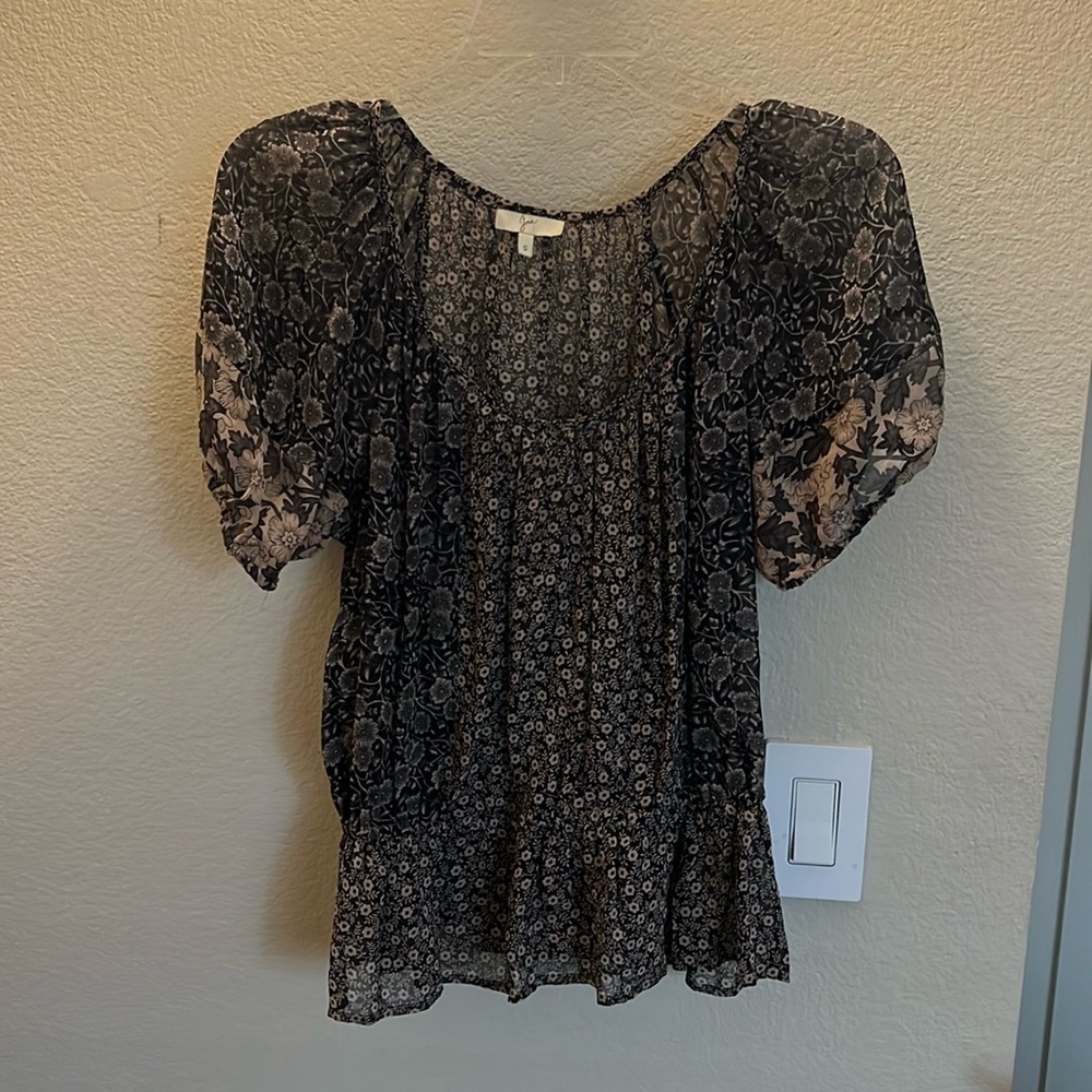 Joie Silk Floral Blouse